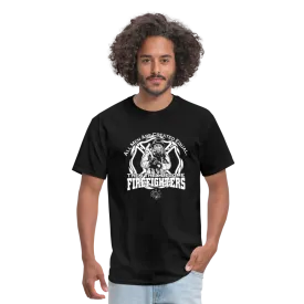 All Men Are Created Equal Then They Become Firefighters Men's T-Shirt