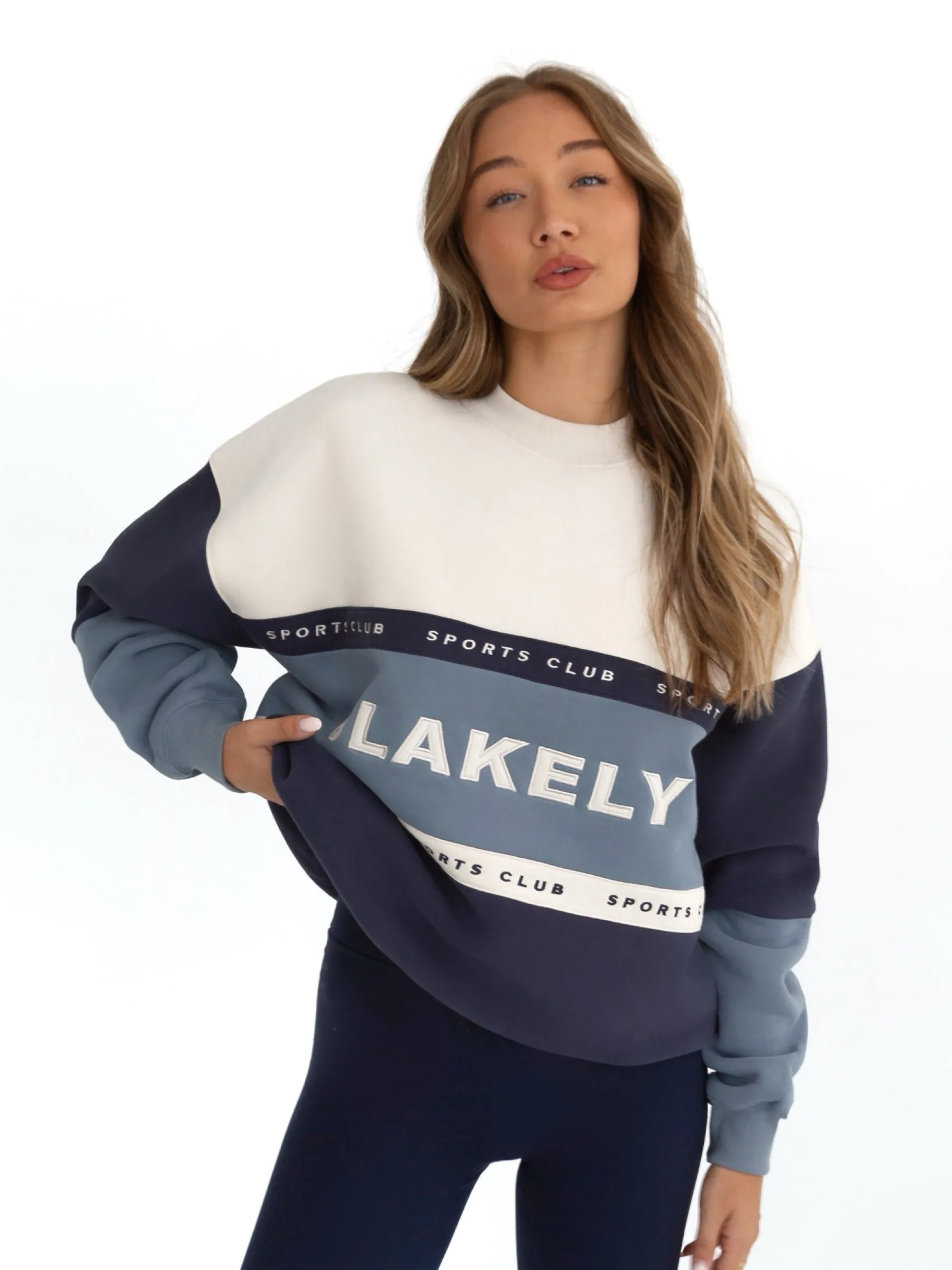 Alpine Oversized Jumper - Light Blue