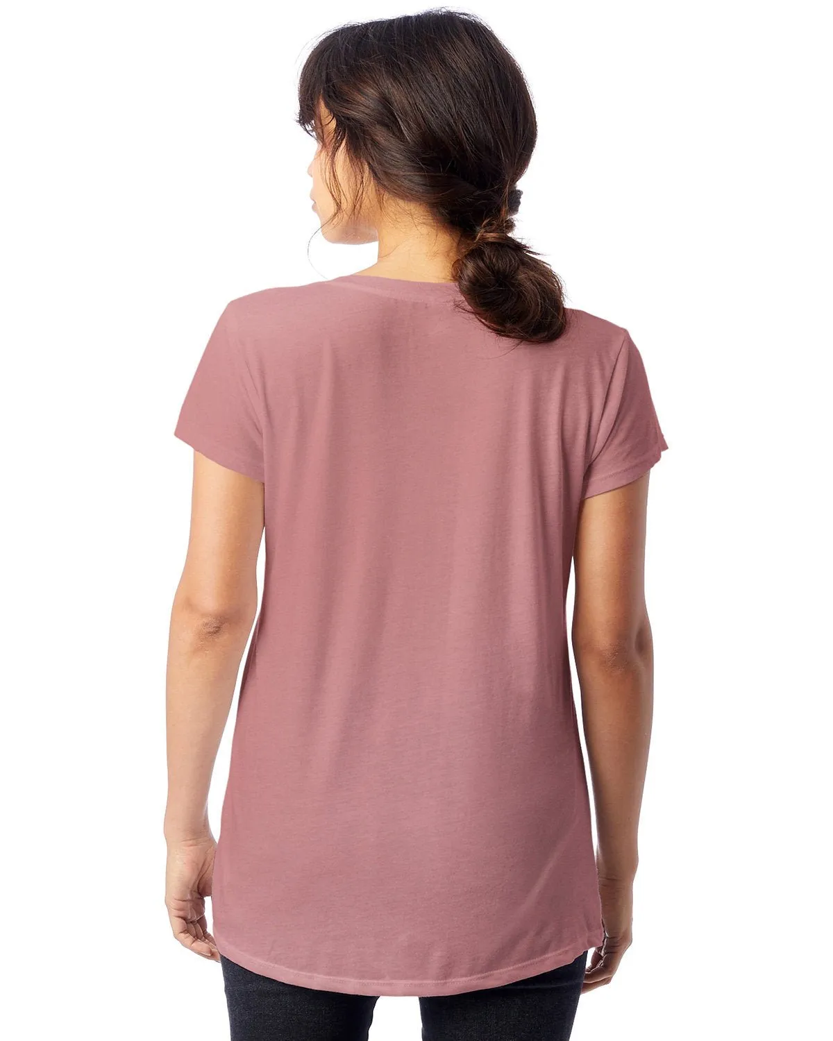 Alternative 2894B2 Ladies' Slinky-Jersey V-Neck T-Shirt