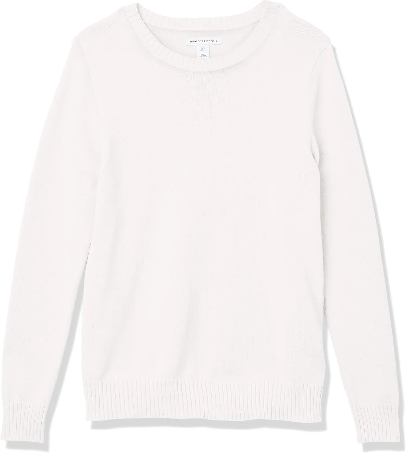 Amazon Essentials Women's Crewneck Sweater, 100% Cotton, Plus Size Available