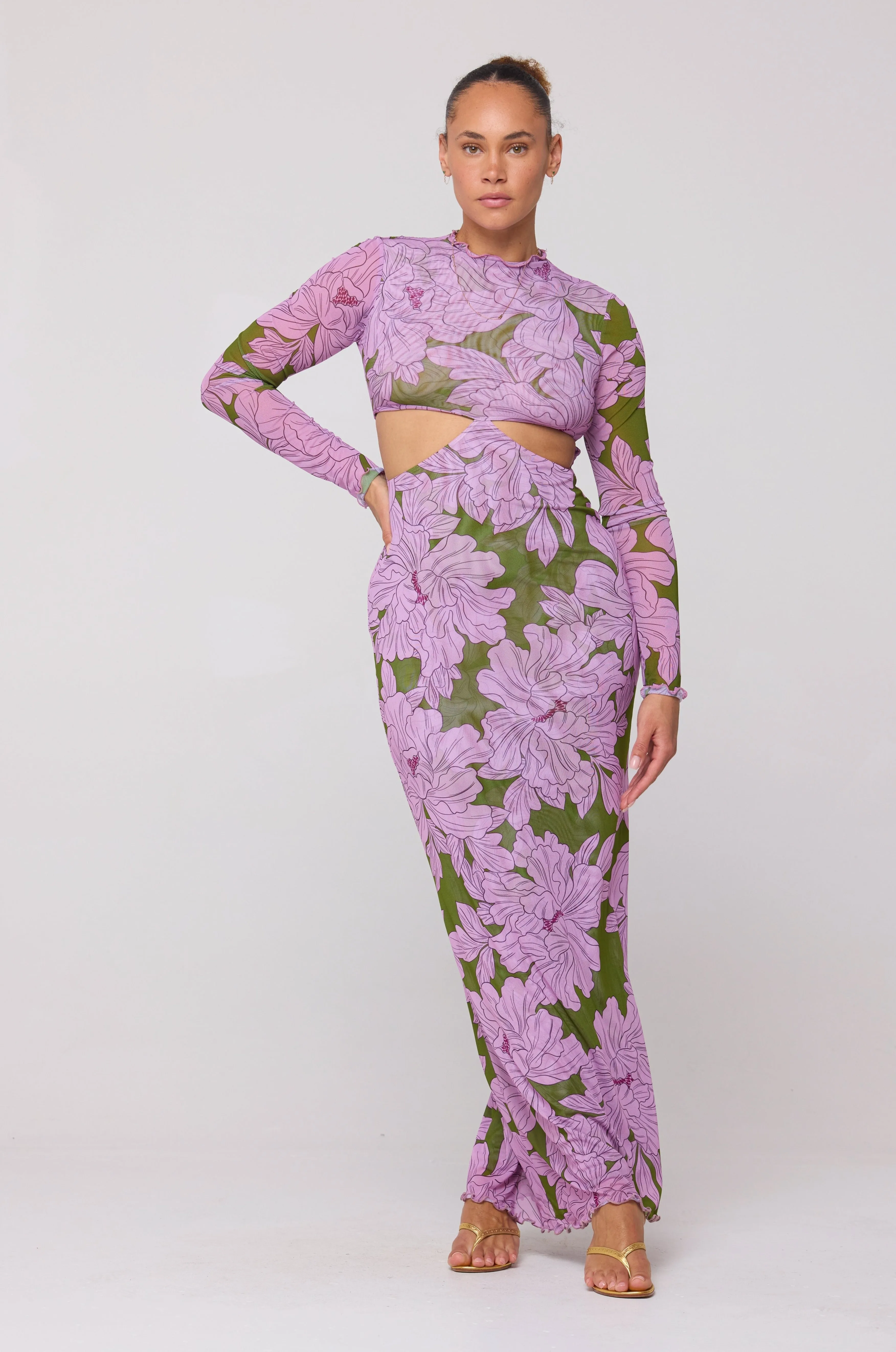 Audrey Dress in Aster