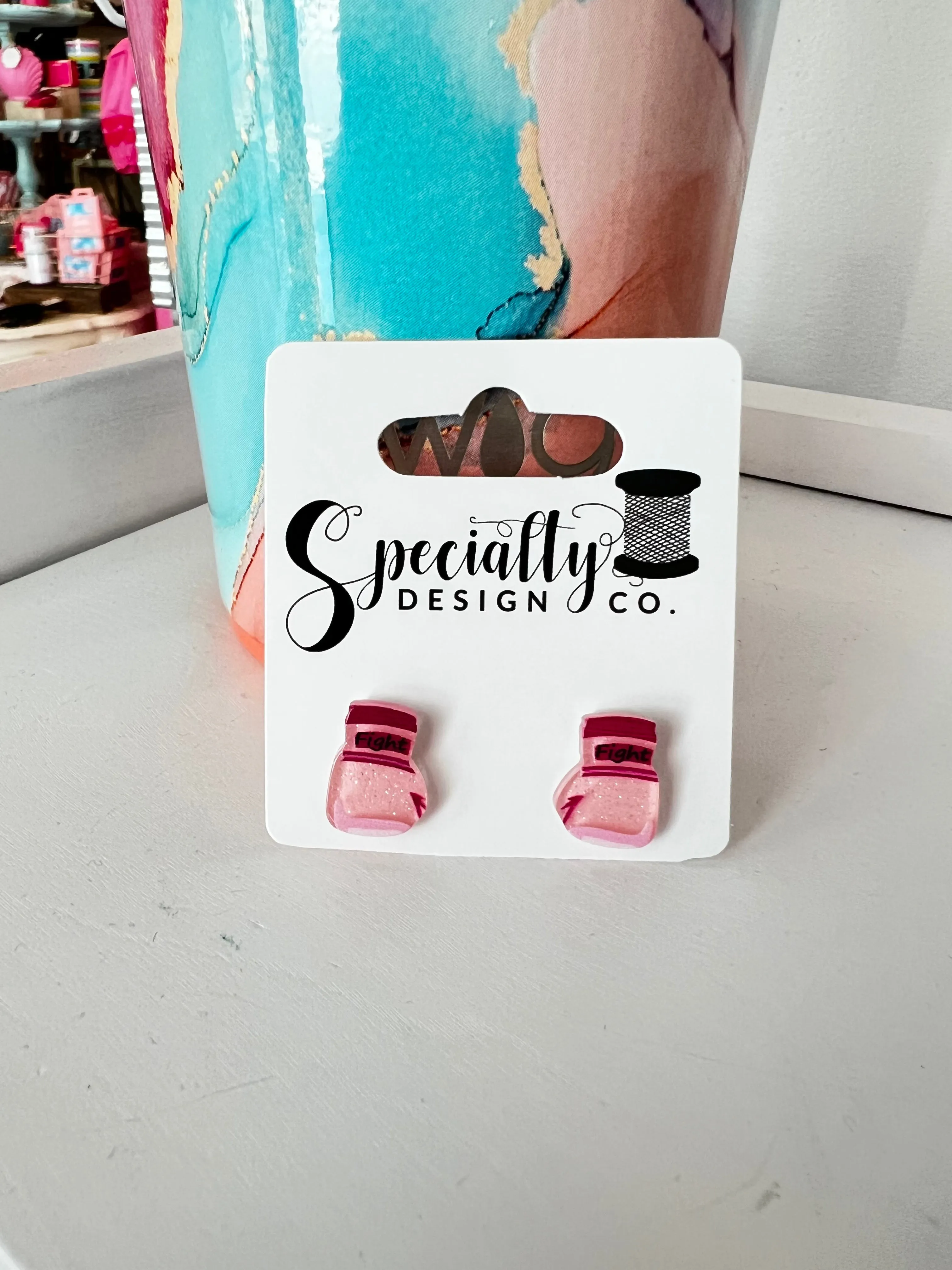 Breast Cancer Awareness Stud Earrings *3 Styles*