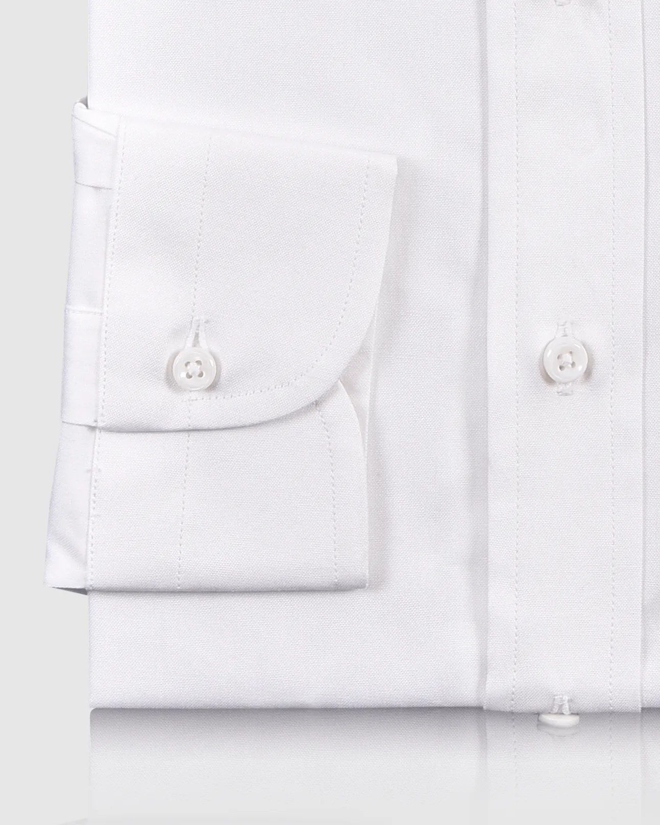 Brembana 2-Ply Giza White Pinpoint Oxford Shirt