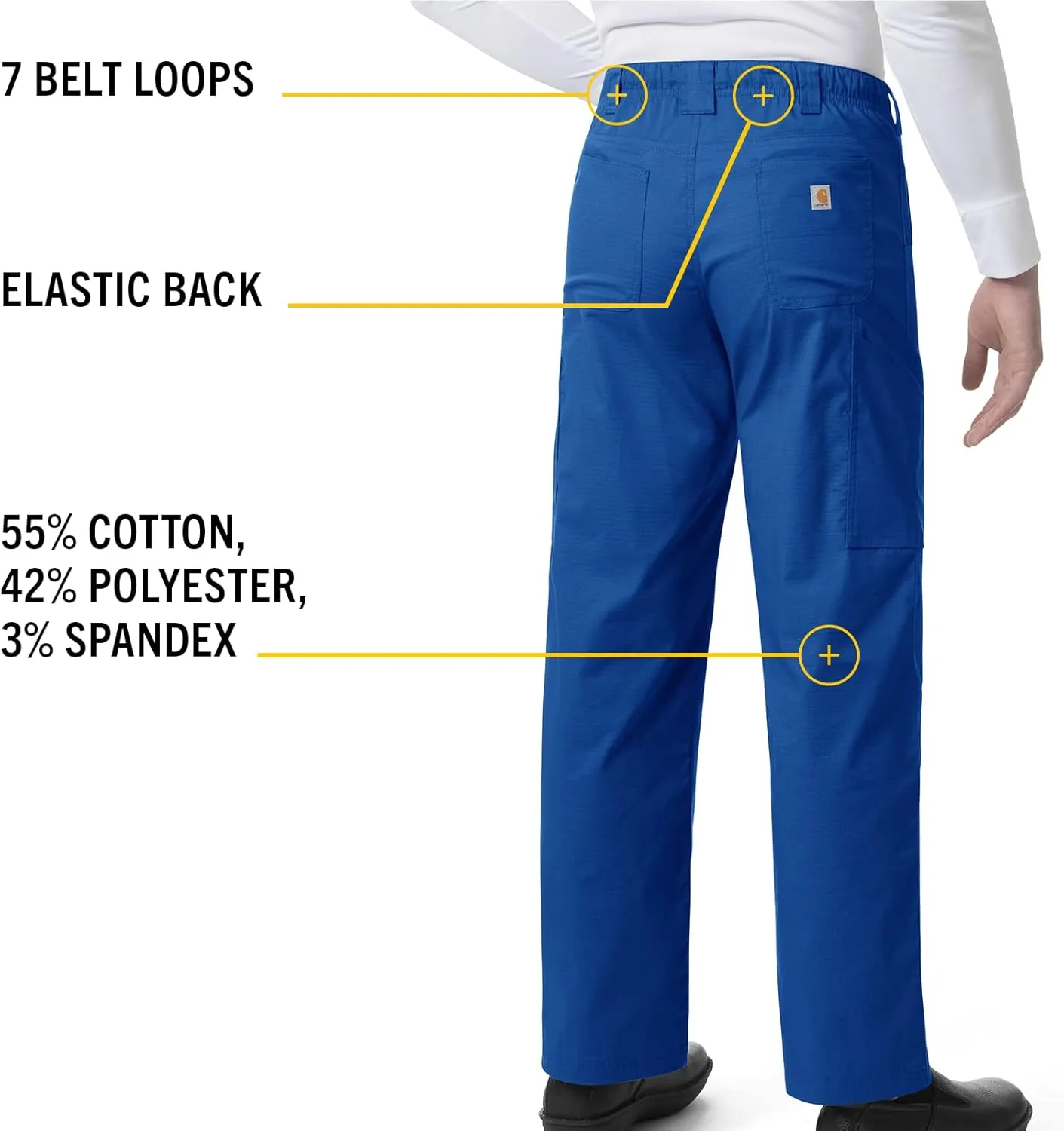 Carhartt Big & Tall Mens Straight Fit Multi-Cargo