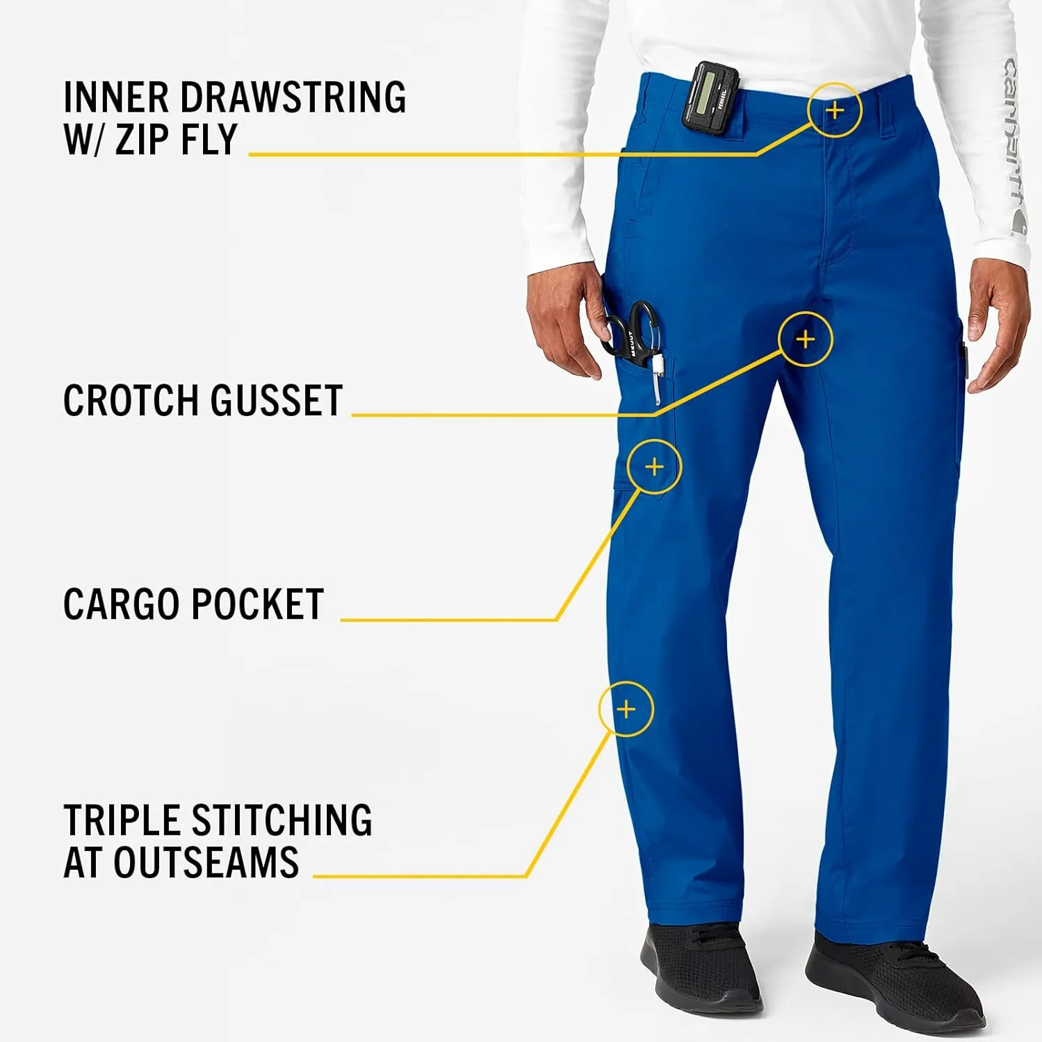 Carhartt Big & Tall Mens Straight Fit Multi-Cargo