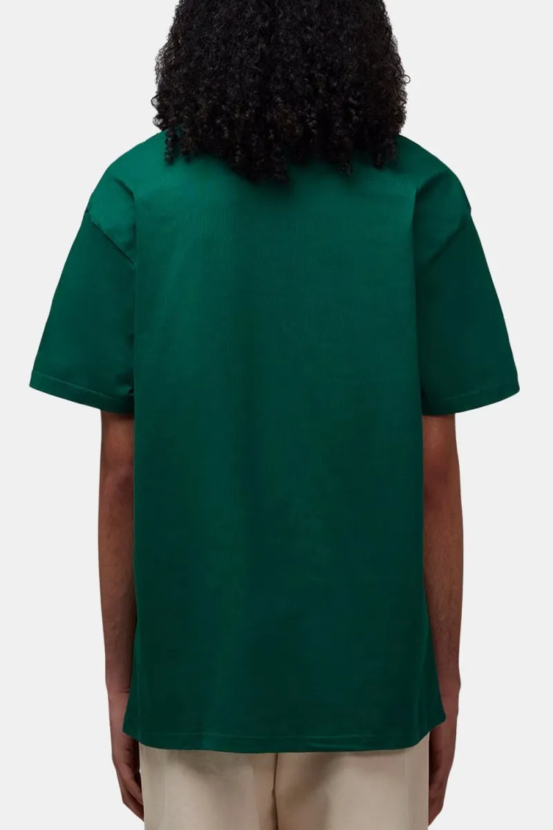 Carhartt WIP Short Sleeve Chase T-Shirt (Chervil/Gold)