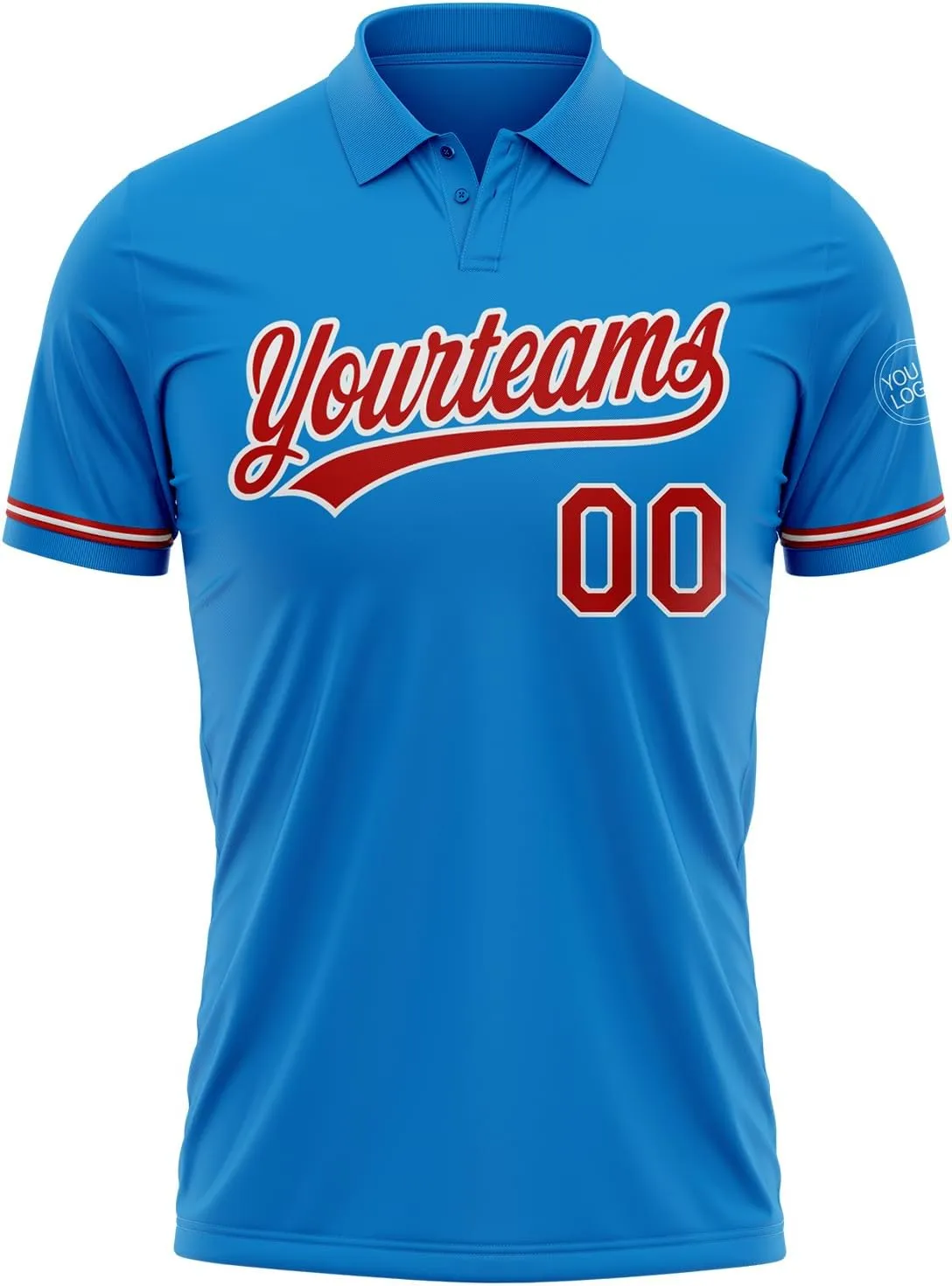 Custom Darts Bowling Golf Polo Shirt Personalized Stitched Text Logo Solid Short Sleeve Team Workwear Tee Unisex XS-5XL