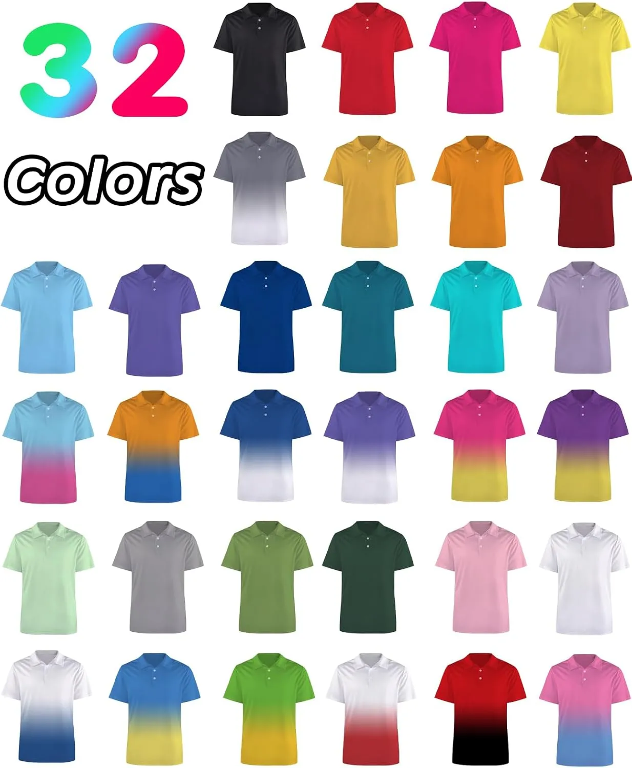 Custom Polo Shirt Design Your Own Text Logo Name Personalized Polo Shirts for Men Women Customize Golf Shirt Gifts Workwear