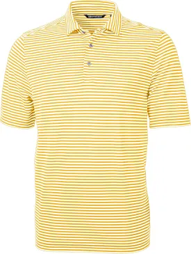 Cutter & Buck Virtue Eco Pique Stripe Recycled Mens Polo