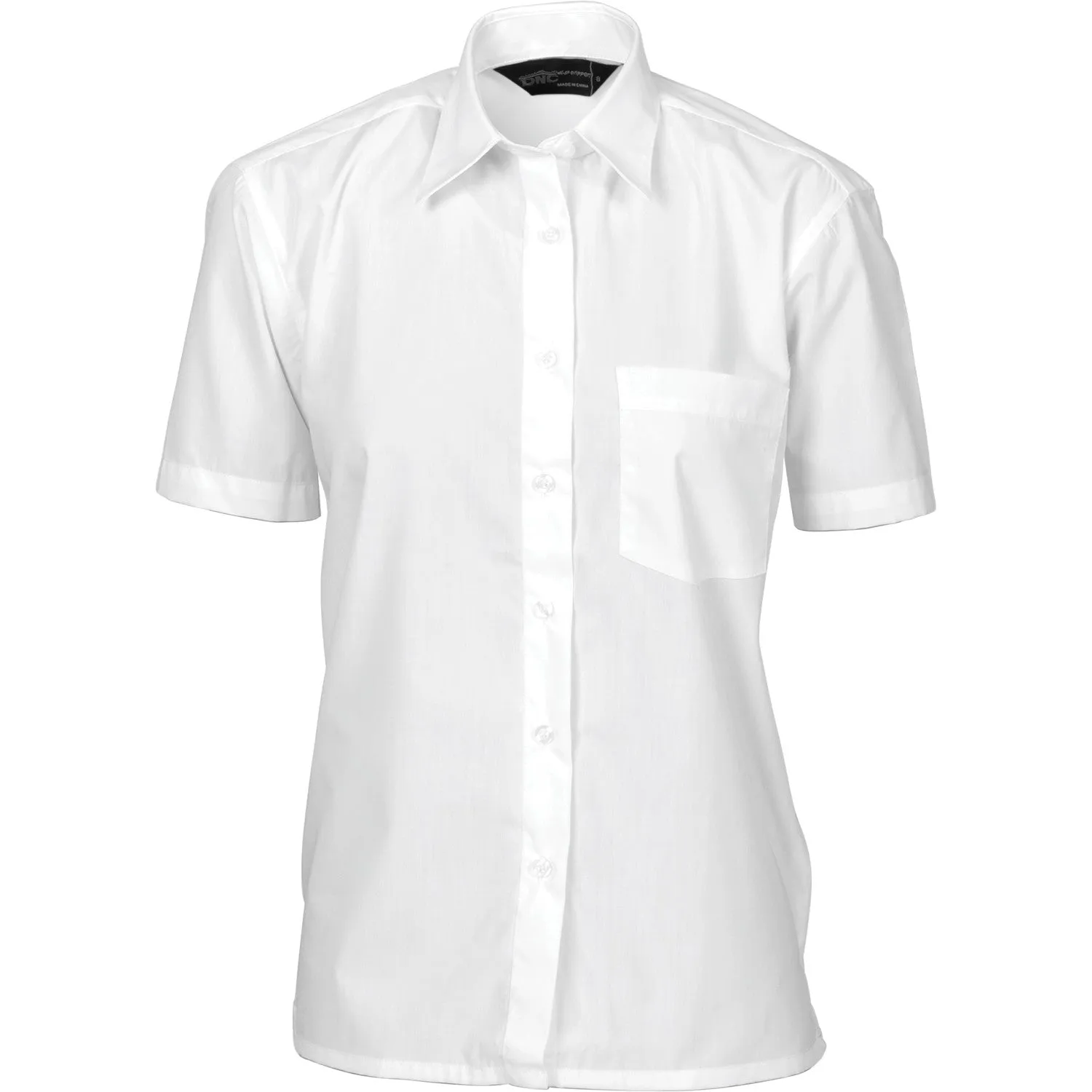 DNC Ladies Polyester Poplin Shirt S/S (4201)