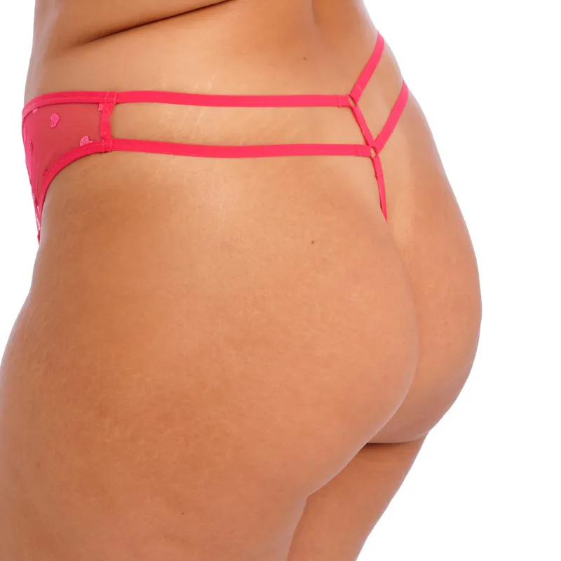 Elomi Sachi Thong Red Confetti