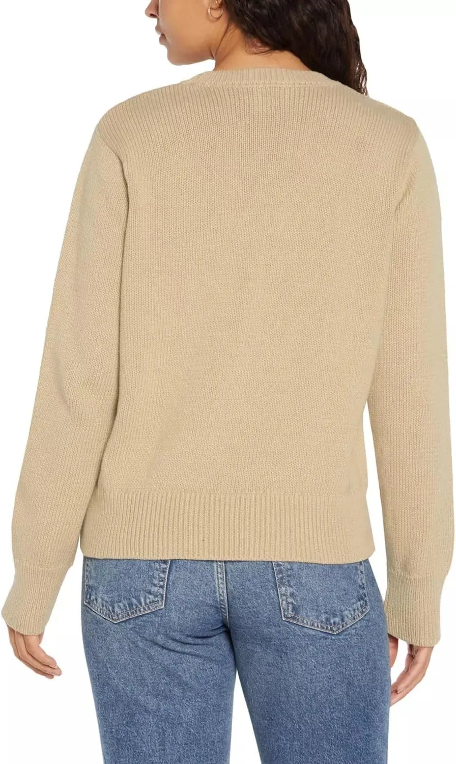 GAP Women's Sweaters, 100% Cotton Ladies Sweaters, Lightweight Crewneck Knit Womens Pullover