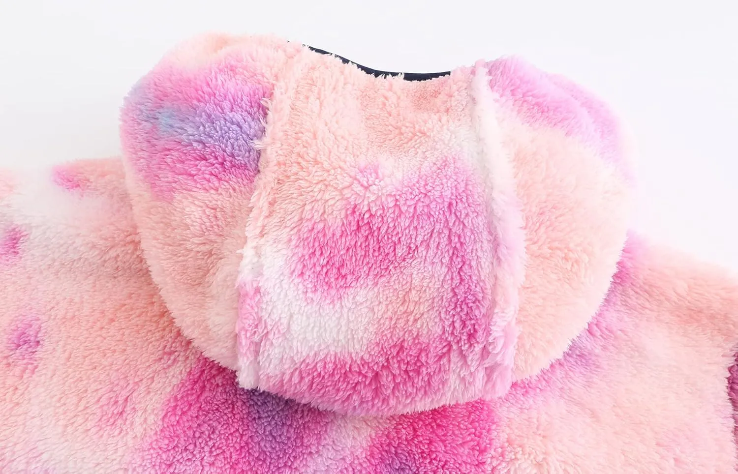 Girl's Soft Fleece sherpa Jacket Full Zip Hoodie