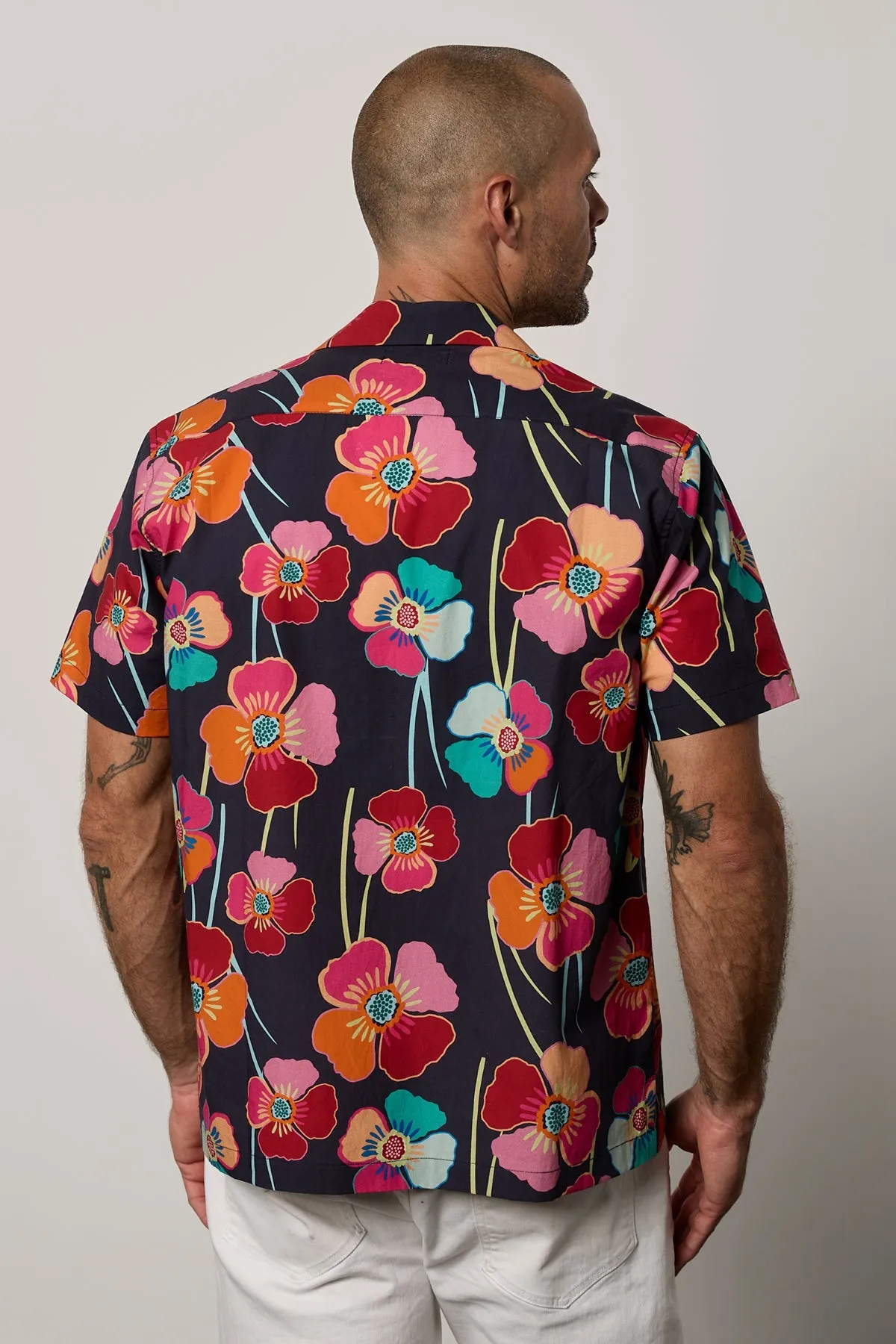 IGGY PRINTED BUTTON-UP SHIRT