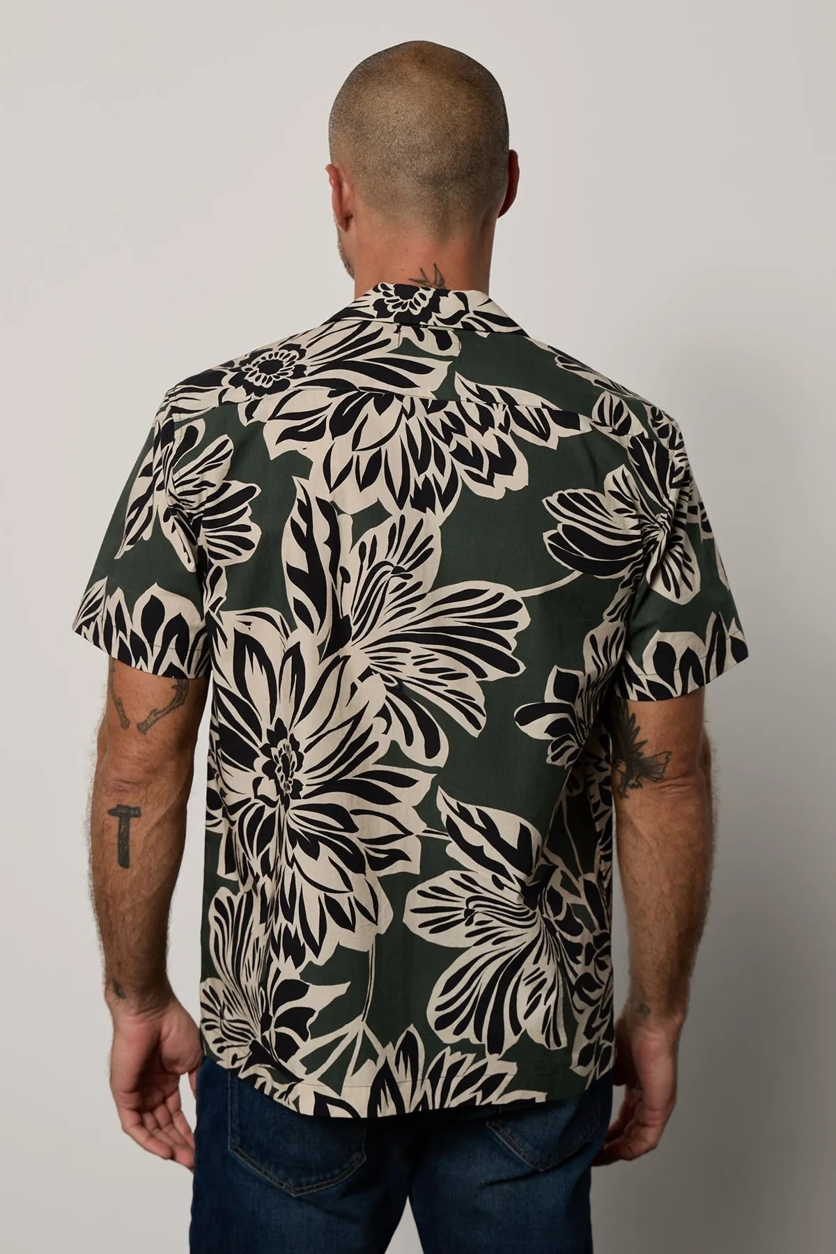 IGGY PRINTED BUTTON-UP SHIRT