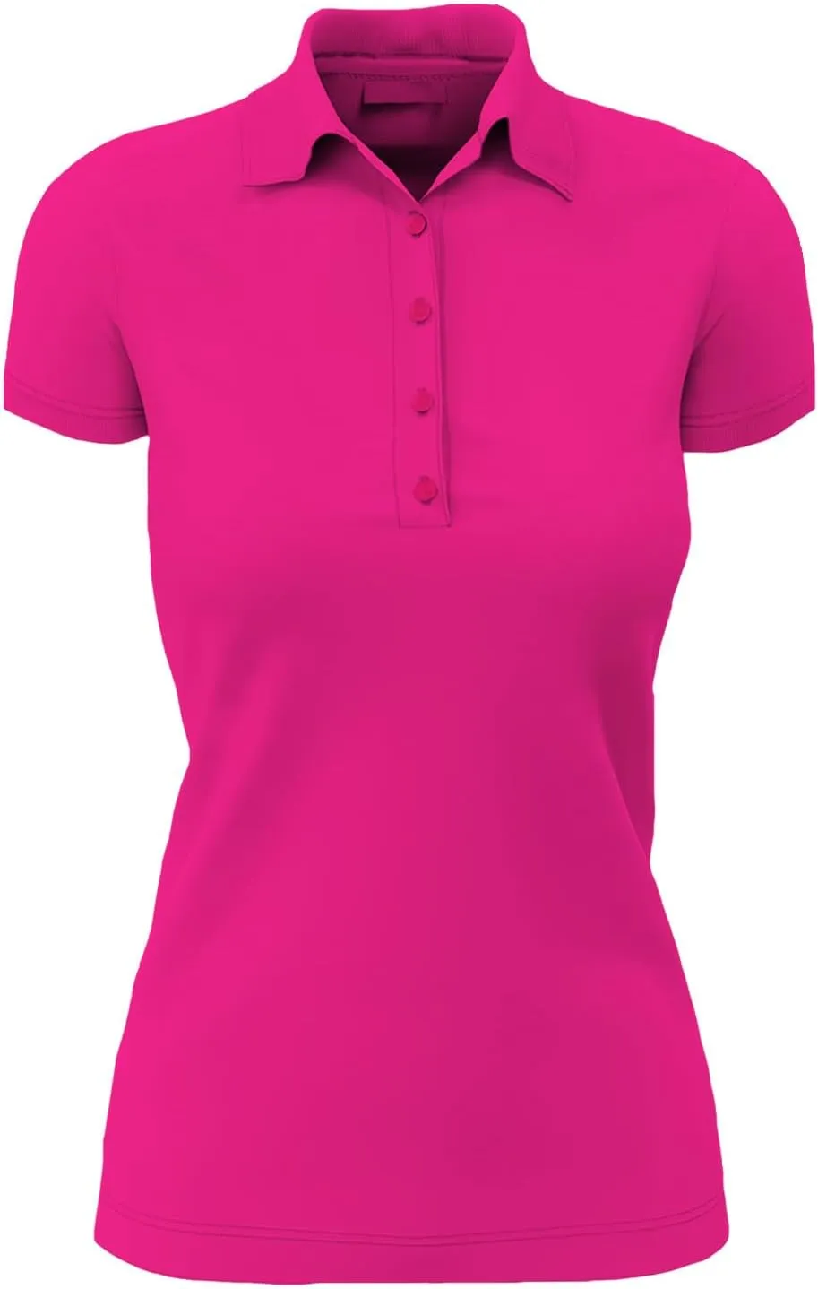 lepni.me Women's Polo Shirt Lady-fit Custom Company Logo Personalized Front & Back Print for Business Workwear Uniform Golf
