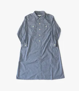 M51 Dress – Blue Cotton Chambray