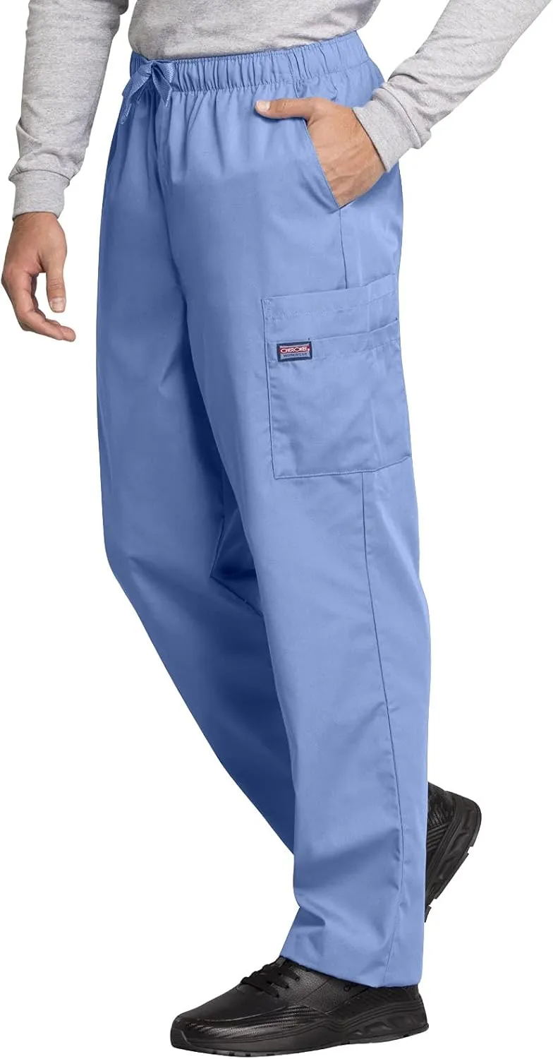 Medical Cargo Pants for Men Workwear Originals, Zipper Fly Scrubs for Men 4000
