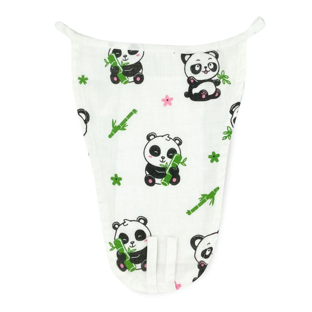 Muslin Jabla & Nappy -100% Organic Cotton -Extra soft Langot & Jabla Panda