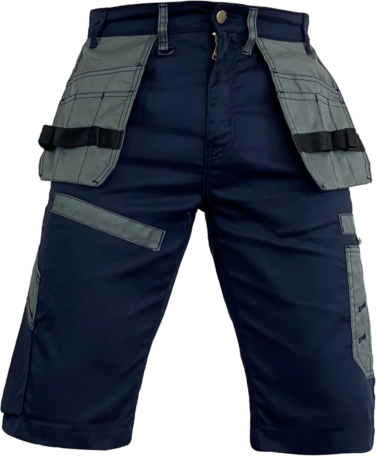 Notus Men's Workwear Short Cordura Reinforced Holster Pockets Utility Cargo Pocket Shorts