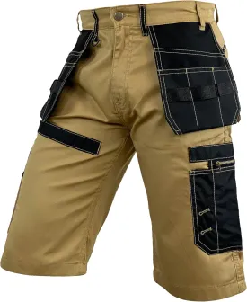 Notus Men's Workwear Short Cordura Reinforced Holster Pockets Utility Cargo Pocket Shorts