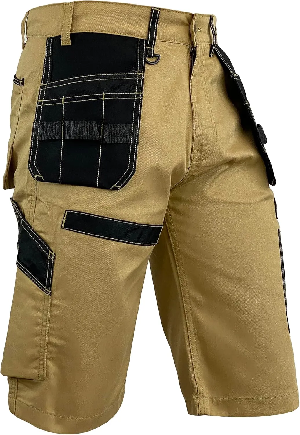 Notus Men's Workwear Short Cordura Reinforced Holster Pockets Utility Cargo Pocket Shorts