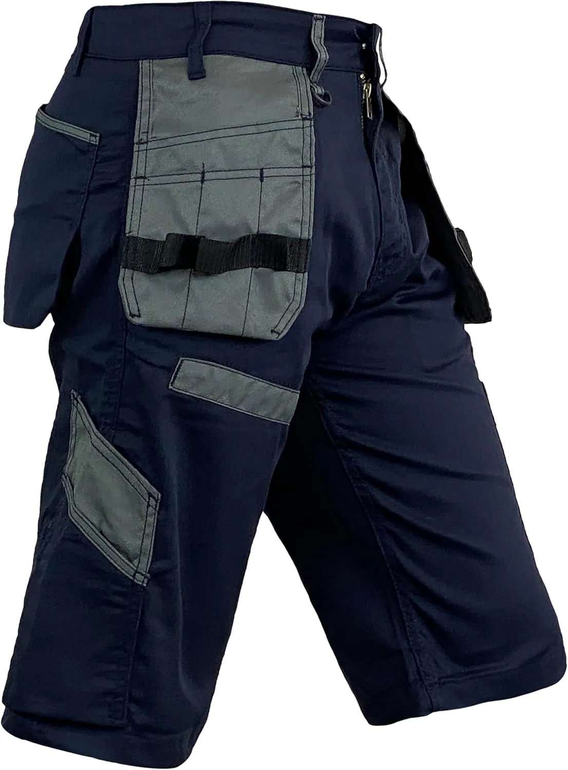 Notus Men's Workwear Short Cordura Reinforced Holster Pockets Utility Cargo Pocket Shorts