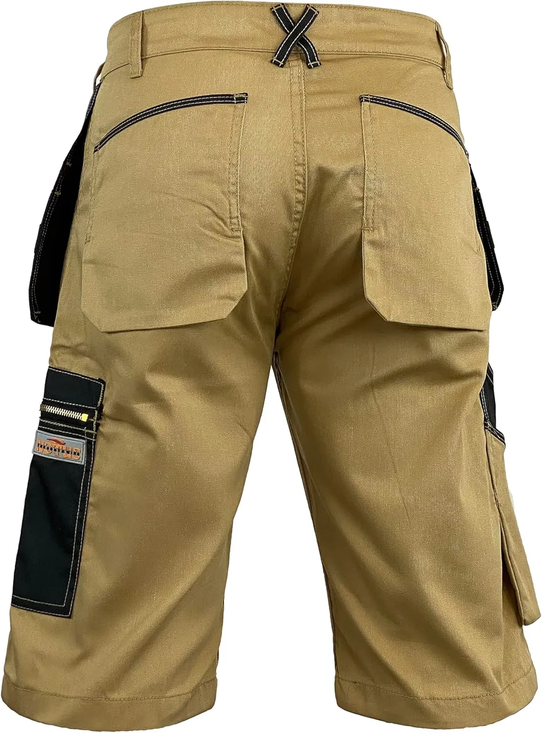 Notus Men's Workwear Short Cordura Reinforced Holster Pockets Utility Cargo Pocket Shorts