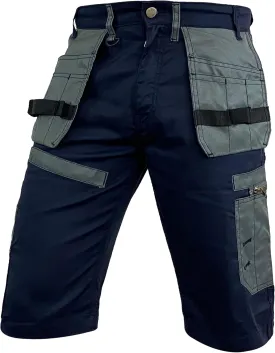 Notus Men's Workwear Short Cordura Reinforced Holster Pockets Utility Cargo Pocket Shorts