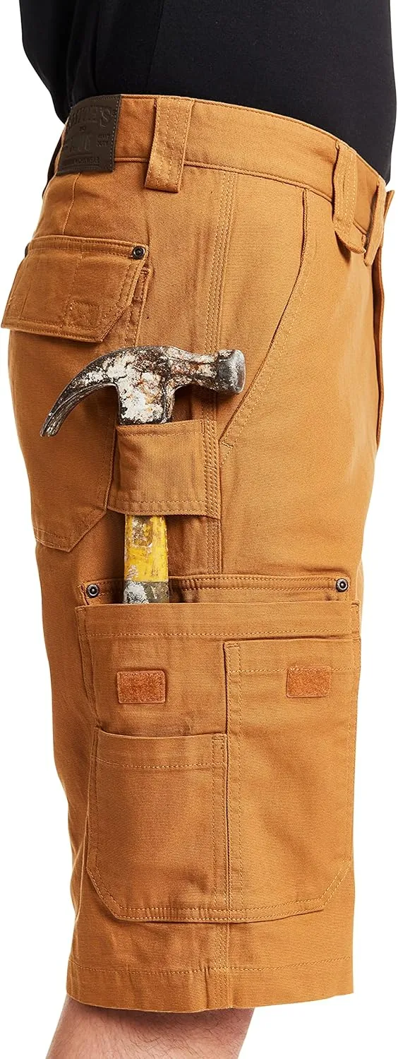 Smith's Workwear Big Men's Stretch Duck Canvas Cargo Work Short
