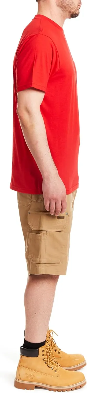 Smith's Workwear Big Men's Stretch Duck Canvas Cargo Work Short