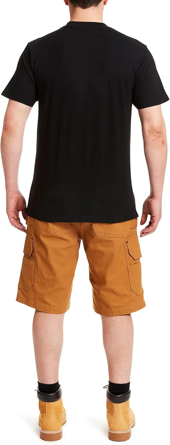 Smith's Workwear Big Men's Stretch Duck Canvas Cargo Work Short