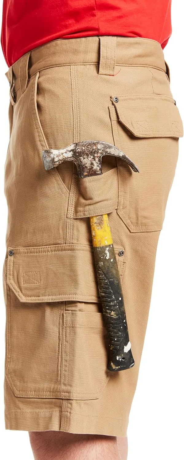 Smith's Workwear Big Men's Stretch Duck Canvas Cargo Work Short