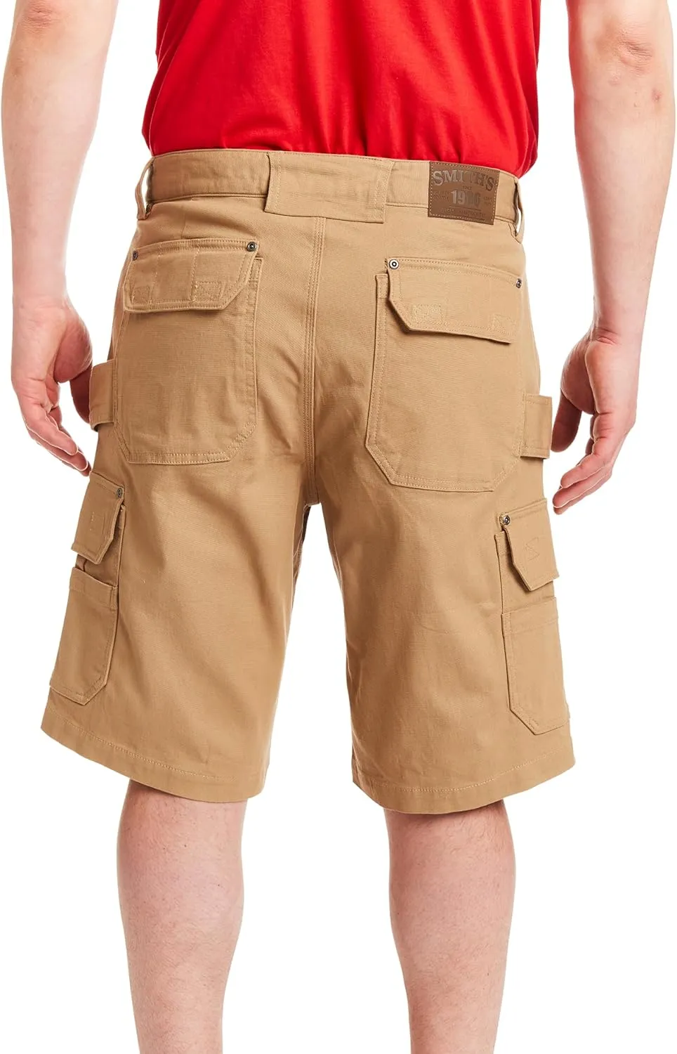 Smith's Workwear Big Men's Stretch Duck Canvas Cargo Work Short