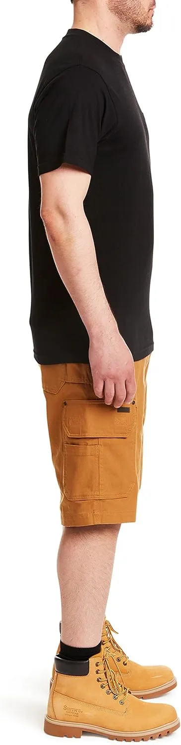 Smith's Workwear Big Men's Stretch Duck Canvas Cargo Work Short