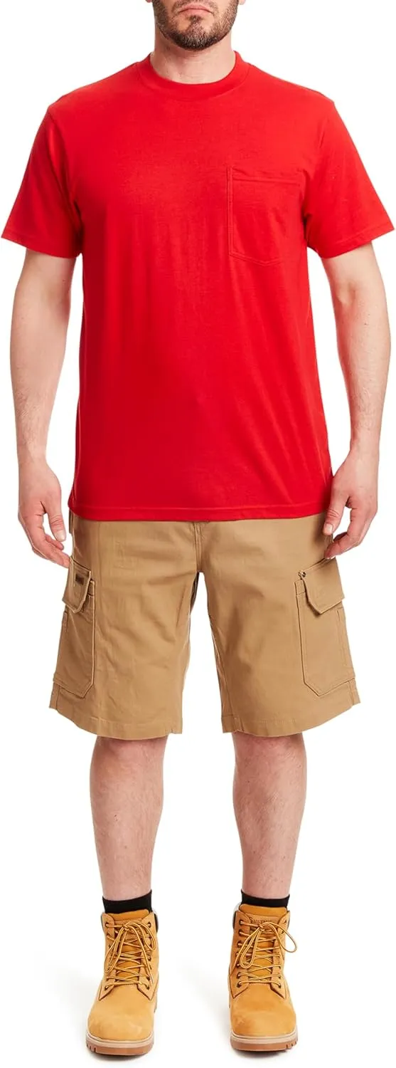Smith's Workwear Big Men's Stretch Duck Canvas Cargo Work Short