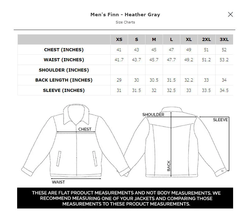 STS Ranchwear Mens Finn Heather Gray 100% Polyester Softshell Jacket