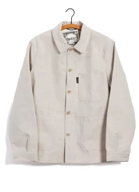 WORK JACKET | Linen/Cotton Blend | Flax Nature