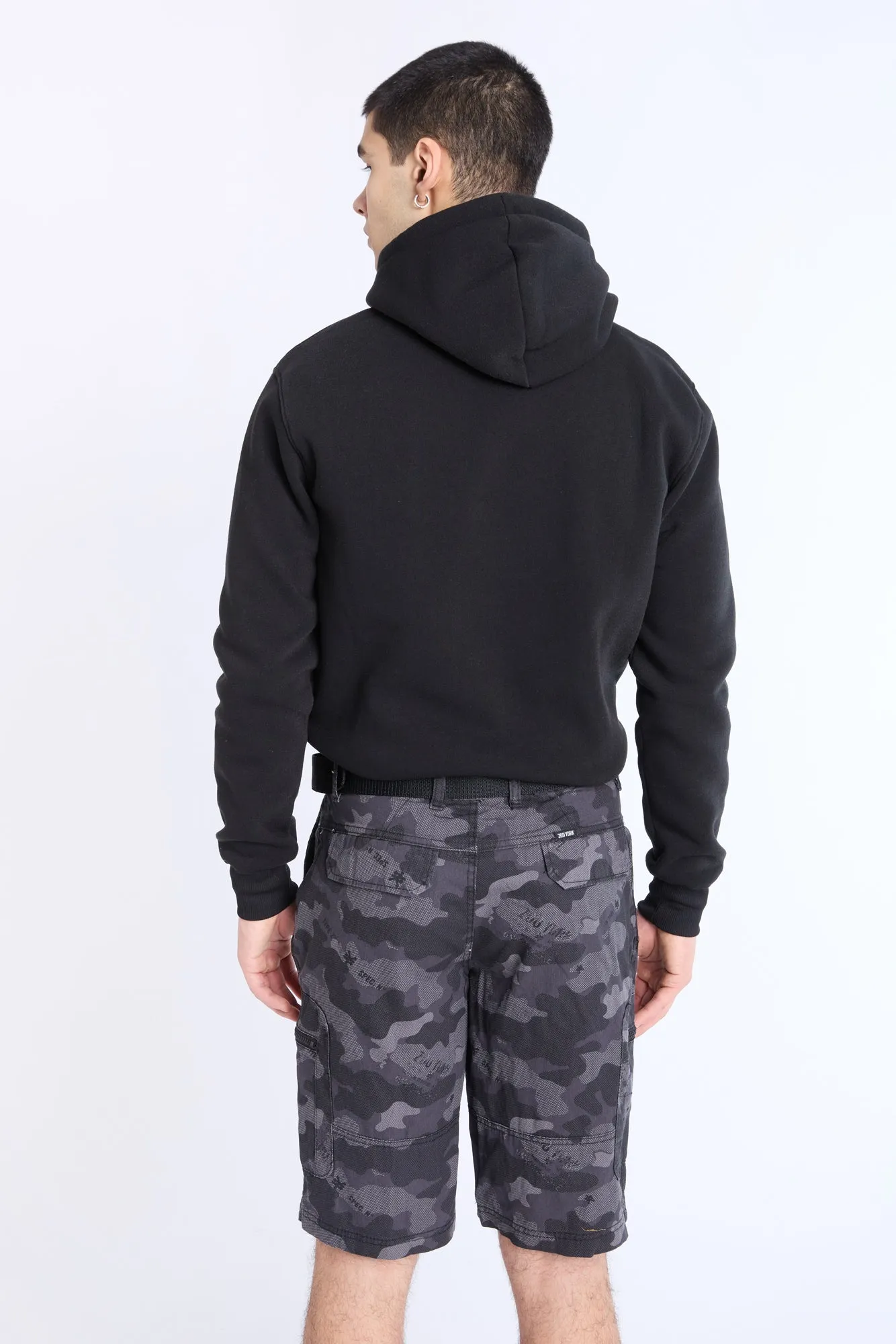Zoo York Mens Twill Workwear Shorts
