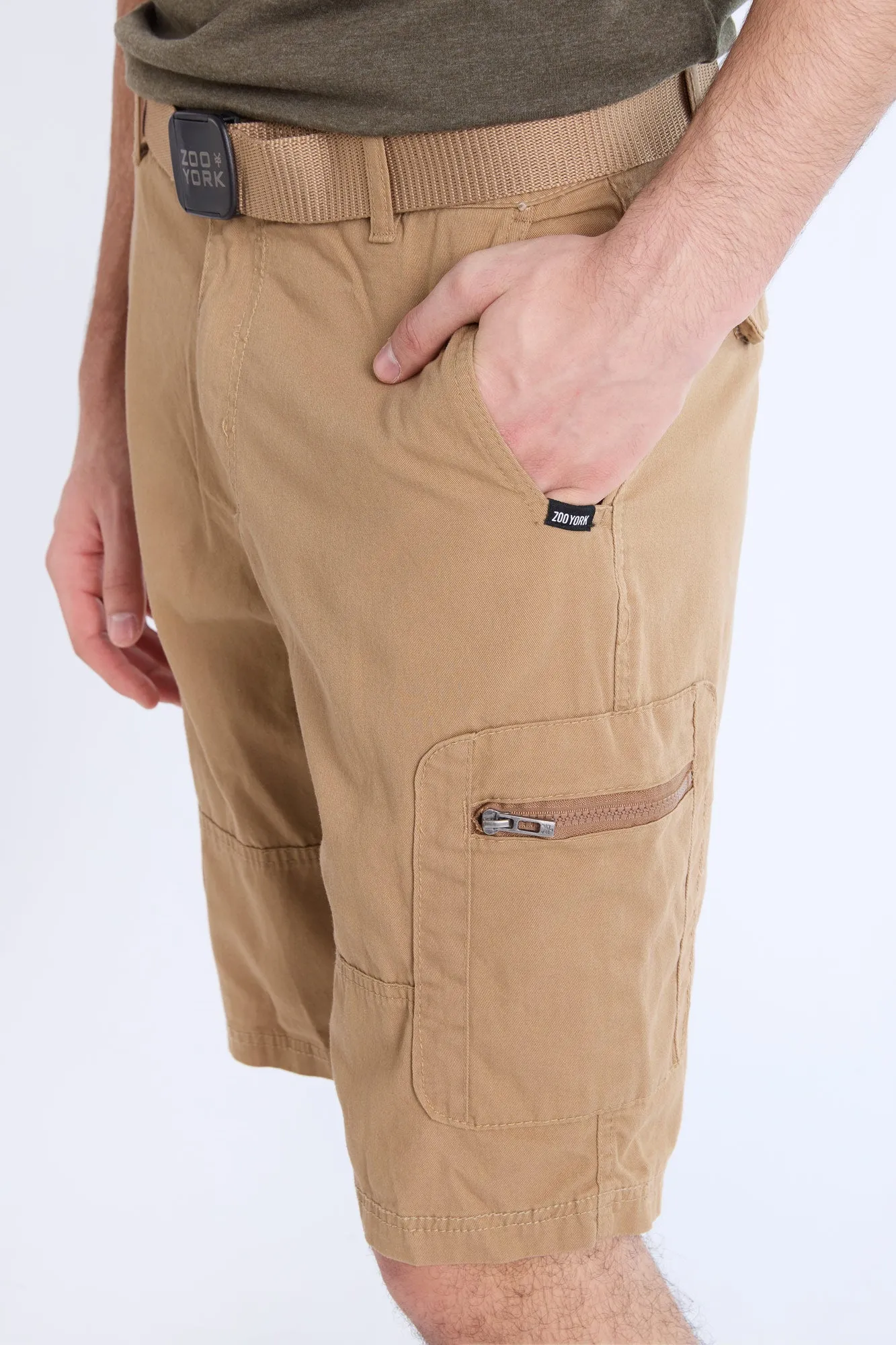Zoo York Mens Twill Workwear Shorts