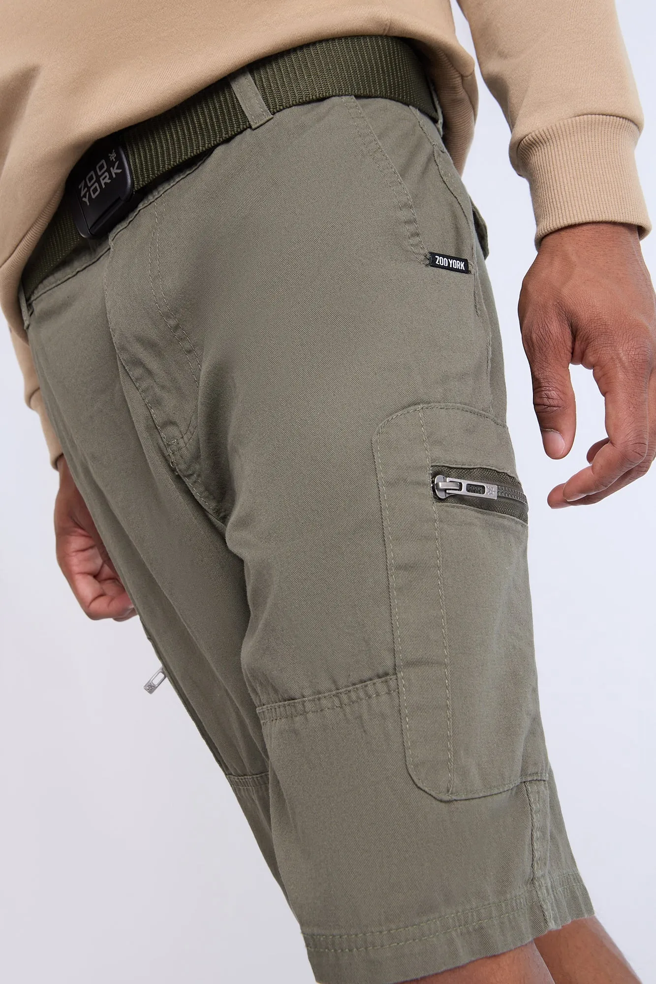 Zoo York Mens Twill Workwear Shorts