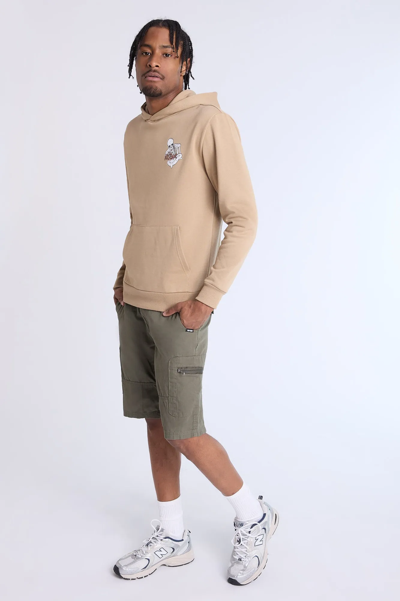 Zoo York Mens Twill Workwear Shorts