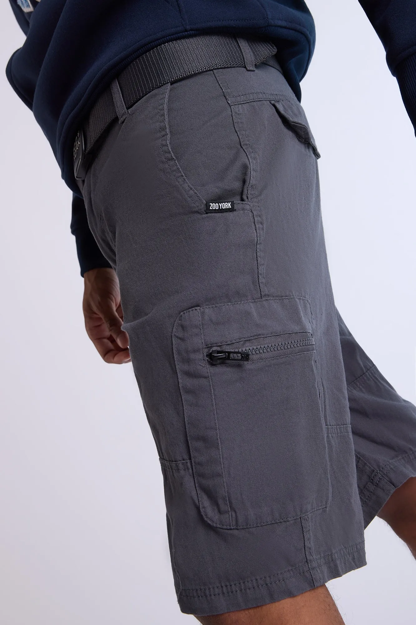 Zoo York Mens Twill Workwear Shorts
